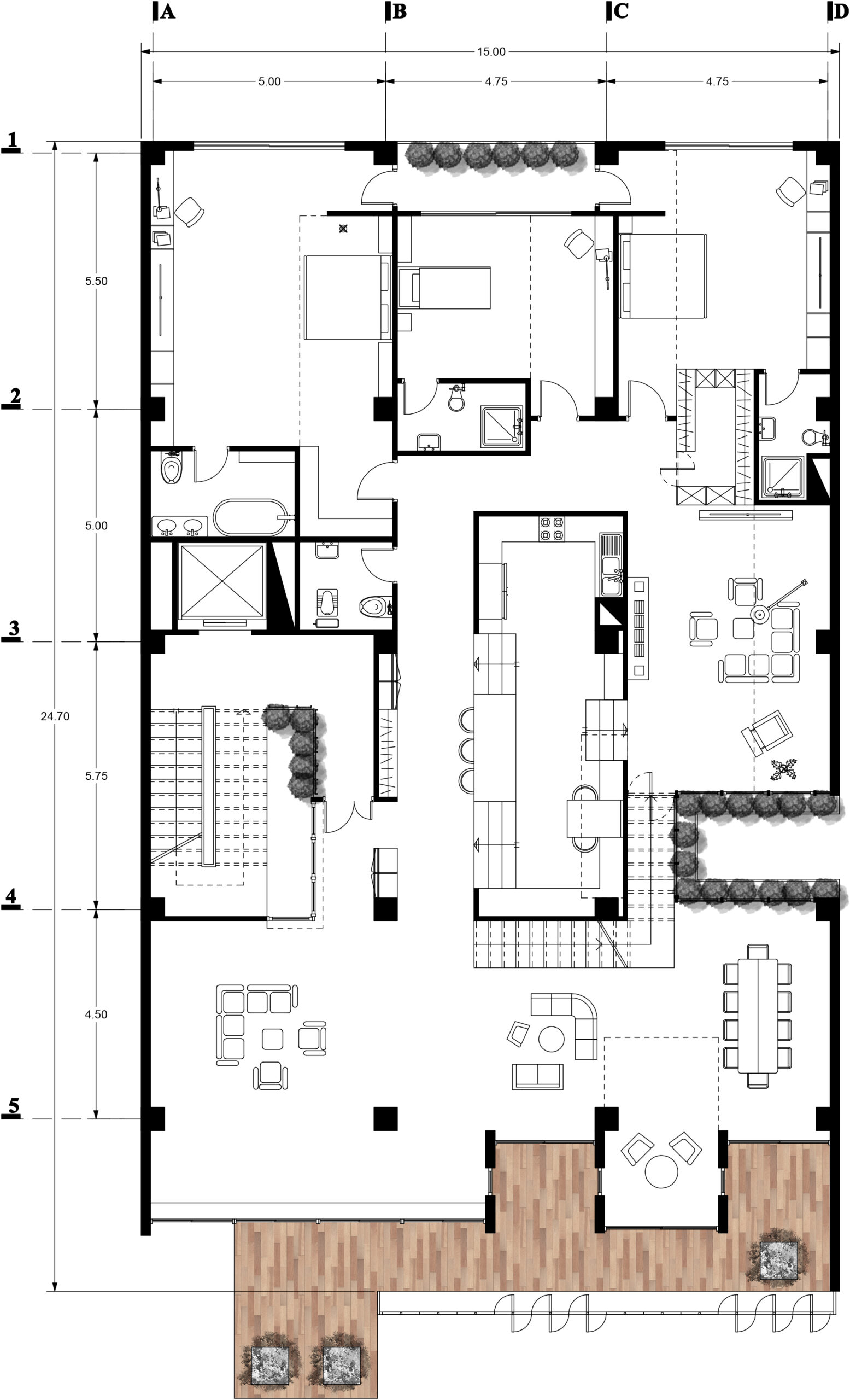 Fourth Floor Plan